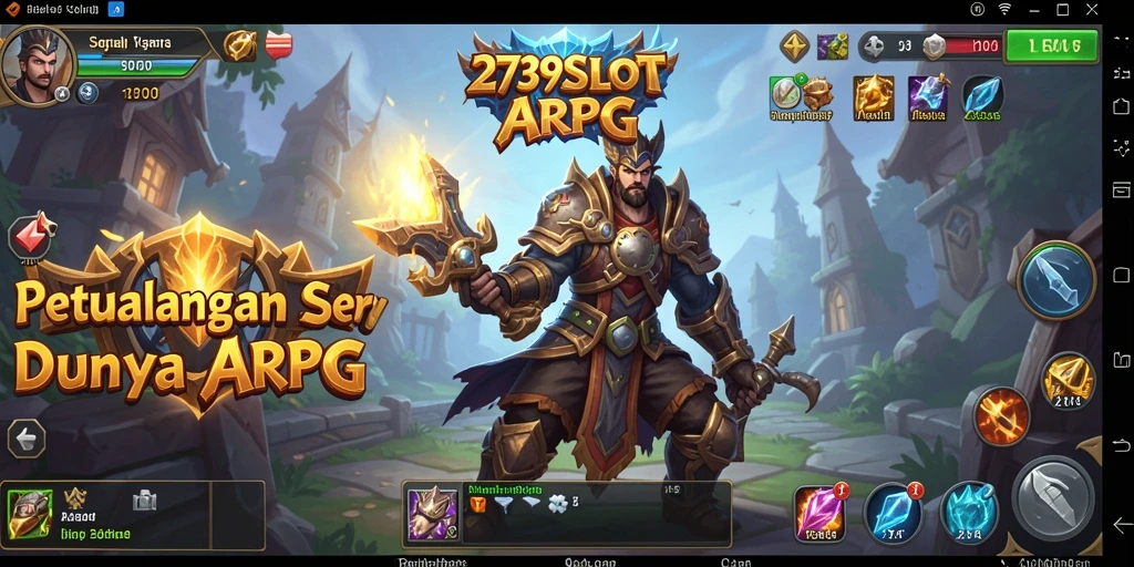 Screenshot dari gameplay menampilkan pertempuran dinamis dalam 2739SLOT.