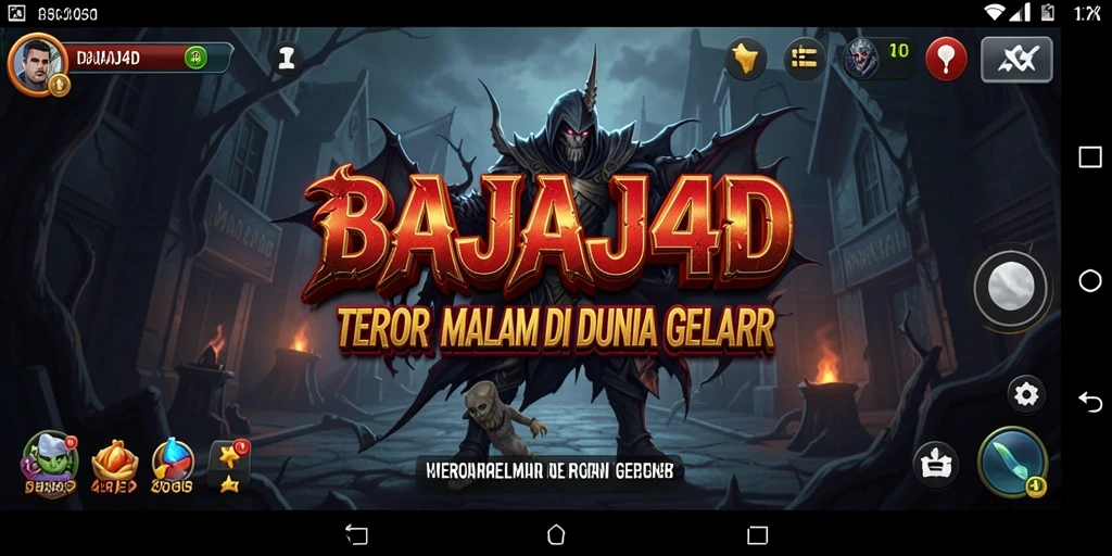 Screenshot gameplay menampilkan suasana mencekam dalam BAJAJ4D.