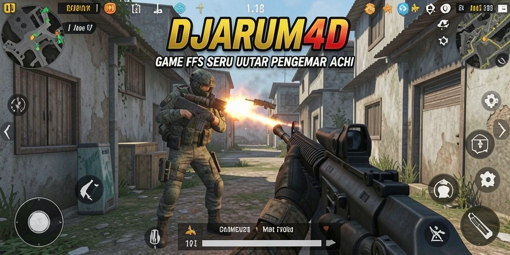 Screenshot menampilkan aksi seru dari gameplay DJARUM4D.
