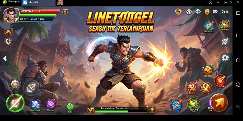 Gameplay seru LINETOGEL dalam aksi penuh ketegangan.