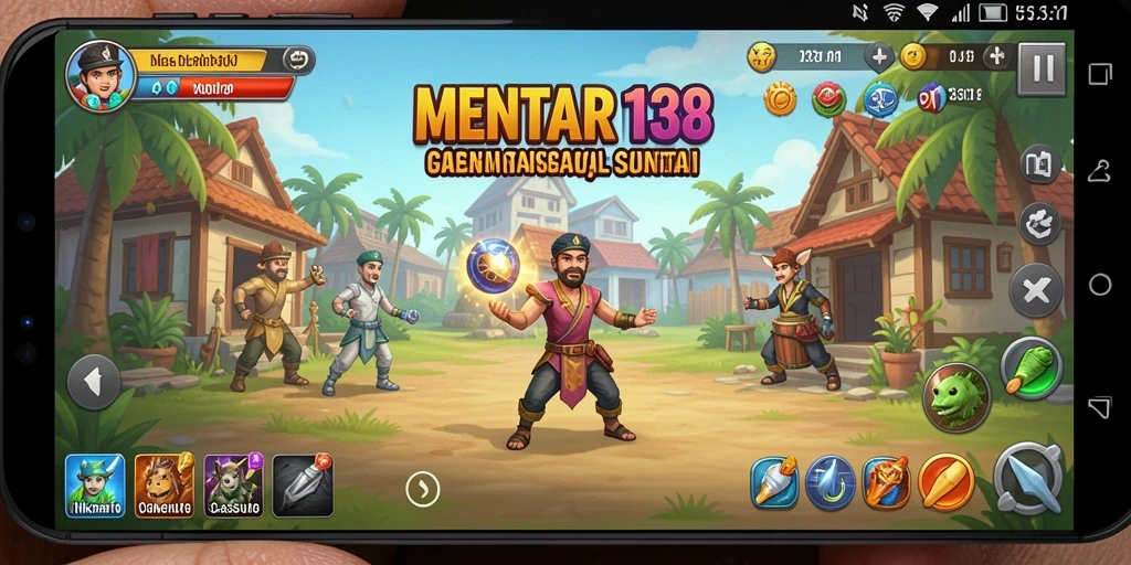 Tangkapan layar MENTARI138 menampilkan gameplay seru dan penuh warna.
